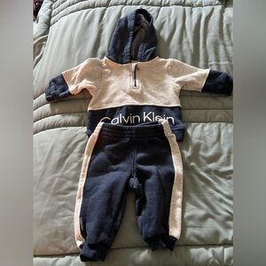 3-6 months Calvin Klein boys track set